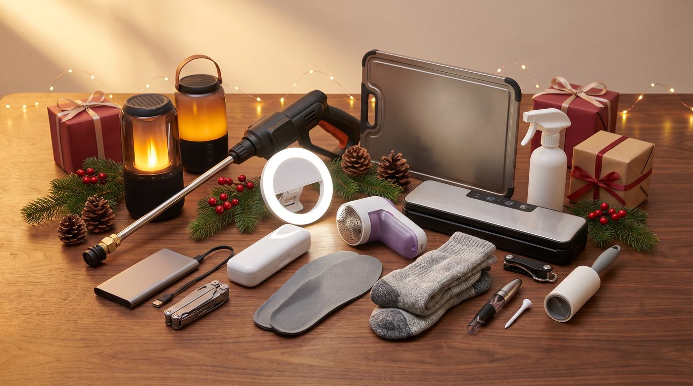 A table of clever gift ideas
